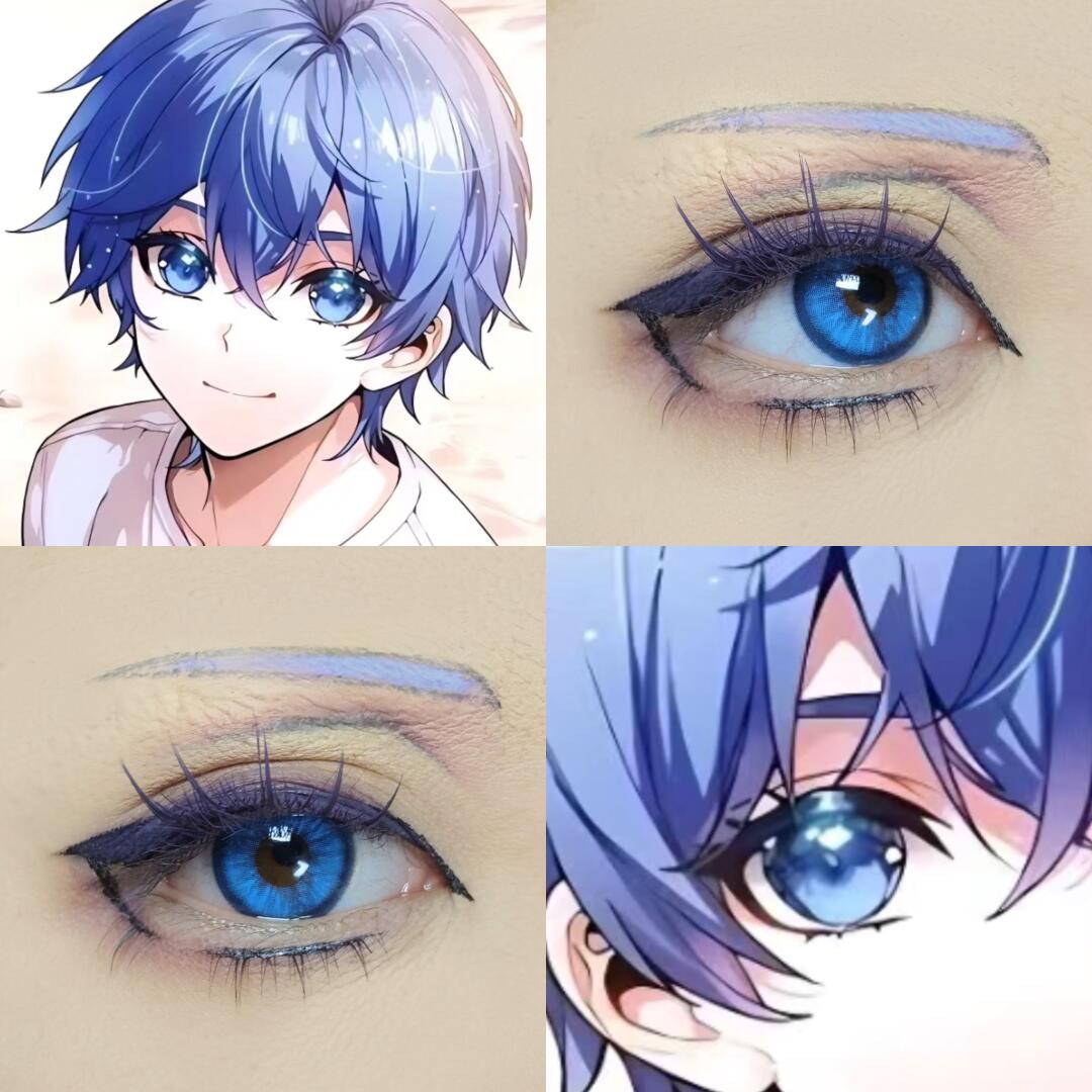 霍雨浩cos美瞳半年抛蓝色斗罗大陆显元气蓝星界锻造者寒炎之泪ah