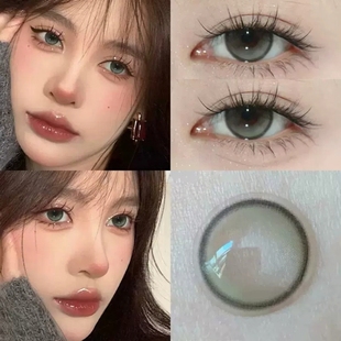 张彦泽同款美瞳太平年抛大直径青灰色混血三明治工艺隐形眼镜DTB