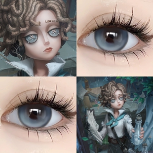 气象学家cos美瞳半年抛蓝色小大直径第五人格漫展隐形眼镜年抛DTB