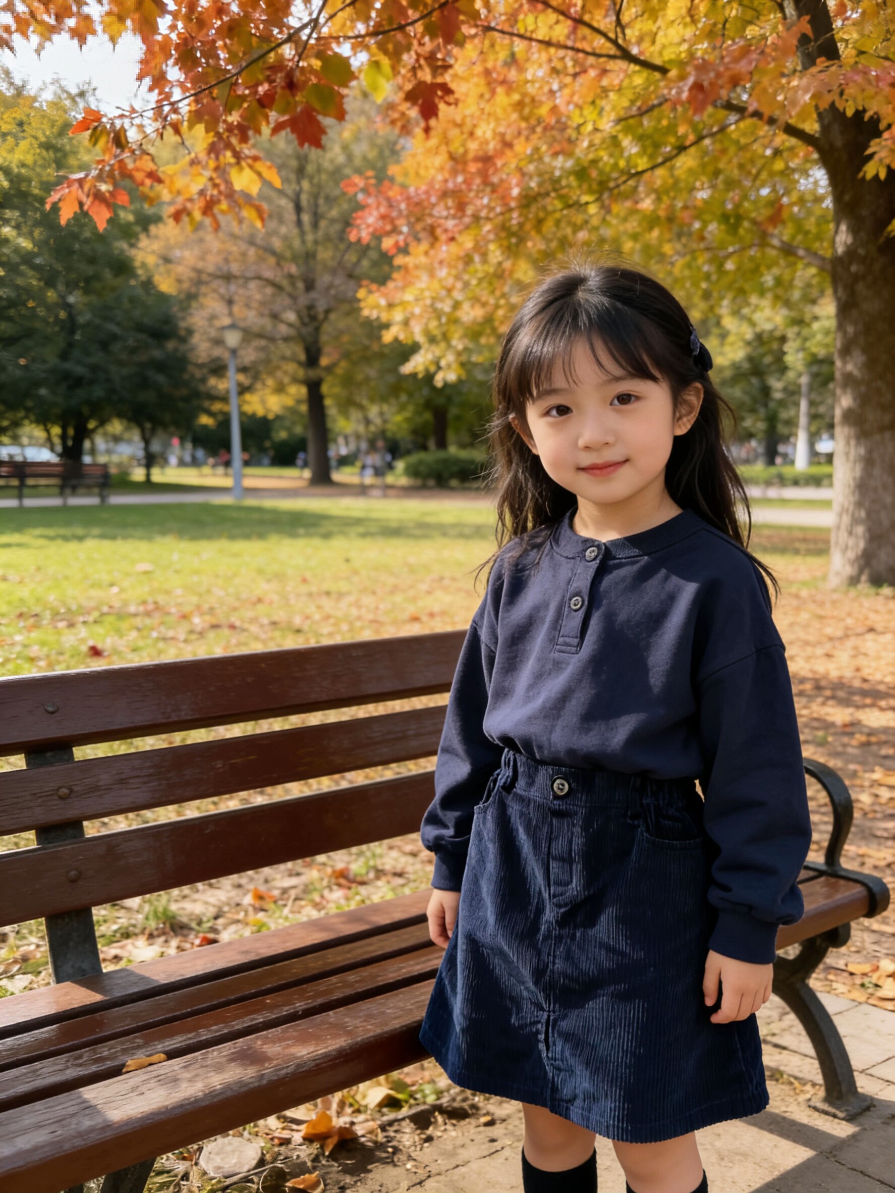 女中小童半身裙2026春秋冬新款儿童洋气灯芯绒短裙宝宝百搭裙子