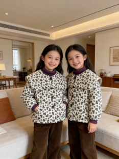女中童棉衣棉服2026新款洋气儿童冬季加厚保暖外套宝宝冬装上衣