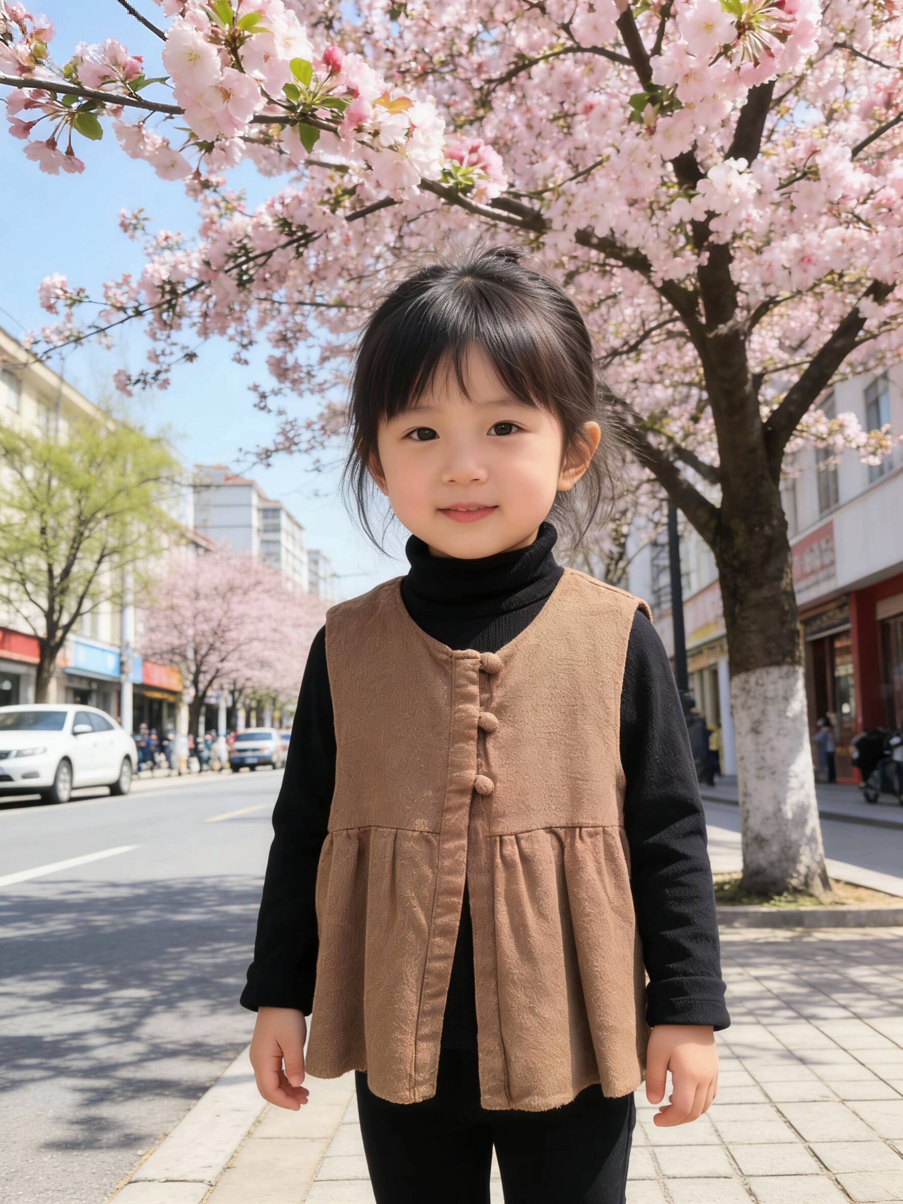琦瑞德泽女童马甲春秋款2026新款儿童洋气背心坎肩外穿马夹上衣潮