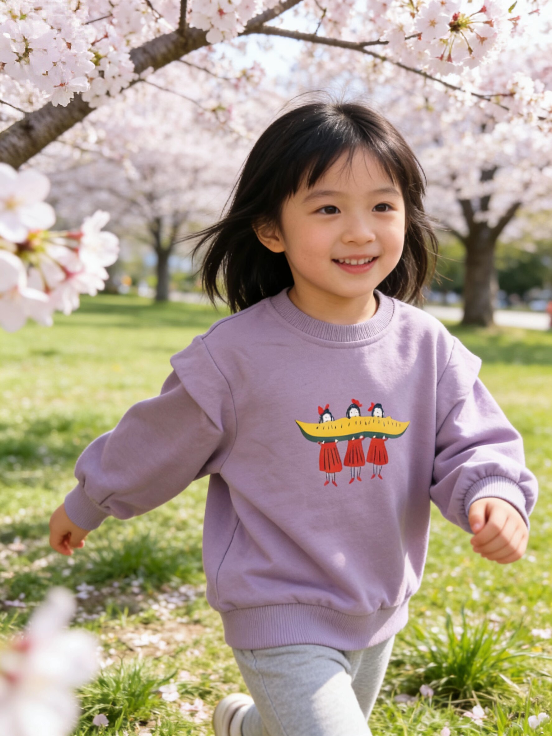 儿童女小童2026春装休闲卡通韩版洋气卫衣女宝宝春秋春季时髦小童