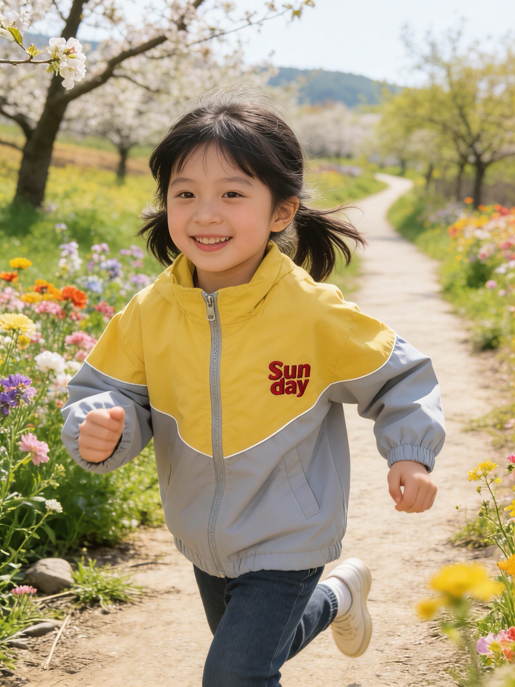 儿童女小童休闲韩版洋气外套宝宝儿童春秋春季时髦外套拼色棒球服