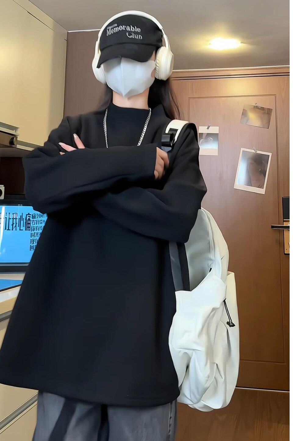 德绒长袖T恤秋冬宽松潮流百搭纯色秋衣内搭保暖ins大码高领打底衫,男装T恤,星座414-3