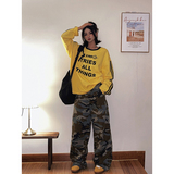 迷彩休闲裤牛仔裤2024秋冬阔腿迷彩工装裤K8125-P68，男装牛仔裤，星座414-3