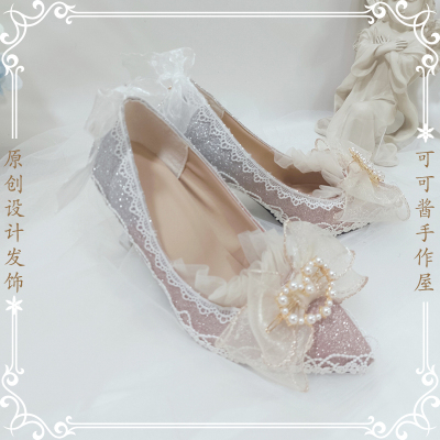 taobao agent Genuine footwear high heels, wedding shoes pointy toe, Lolita style