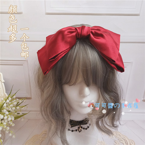 jk缎面少女lolita正妹包邮发箍