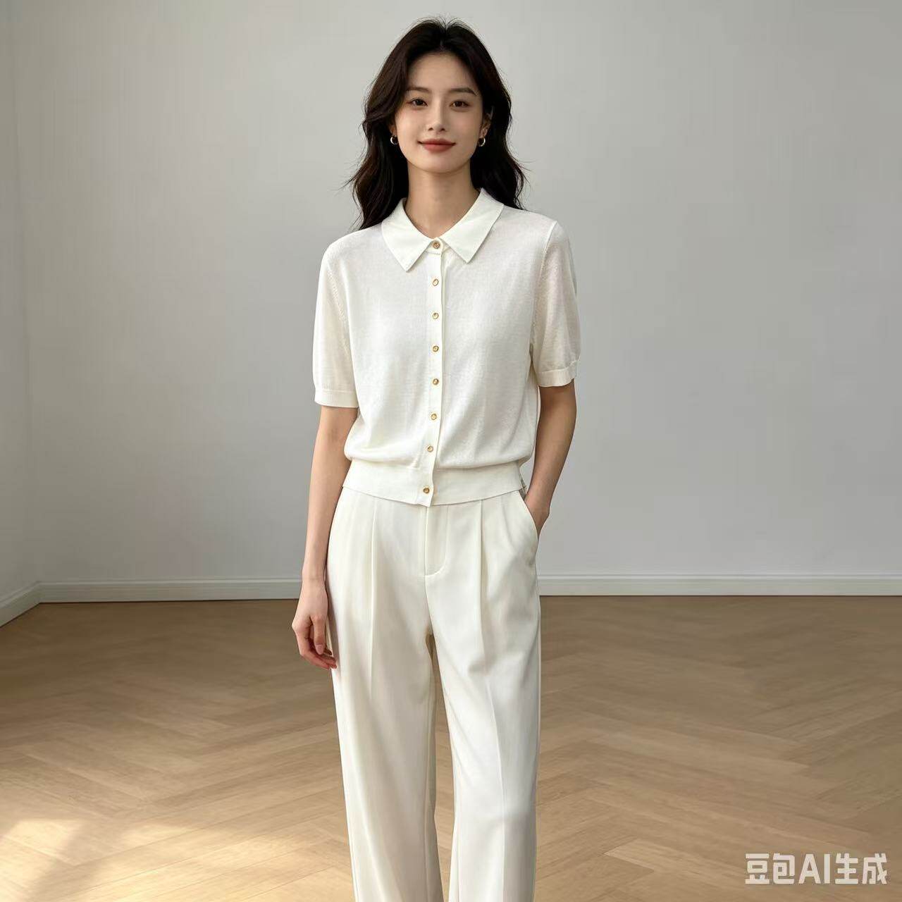 【思思粉丝专享】夏季新款含桑蚕丝女式针织衫2352
