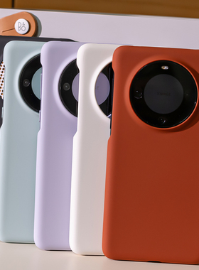 千久适用华为mate60pro手机壳mate60保护套液态硅胶pro+官方同款超薄磨砂全包防摔软简约高级感0883新年砖红