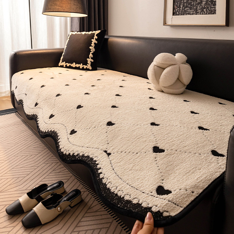 半边绒异形沙发垫秋冬季一片式直排防滑皮沙发坐垫2024新款盖布巾,居家布艺,沙发垫,淘宝优惠券,粉丝福利购,淘宝优惠卷