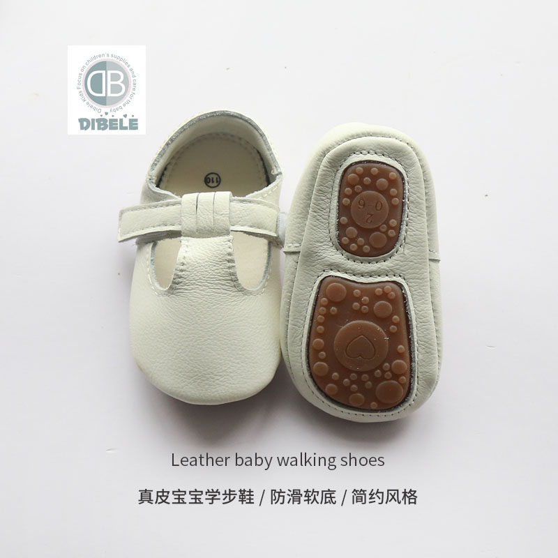 真皮婴儿步前鞋防滑软底简约牛二层皮透气柔软鞋底鞋面宝宝鞋好穿