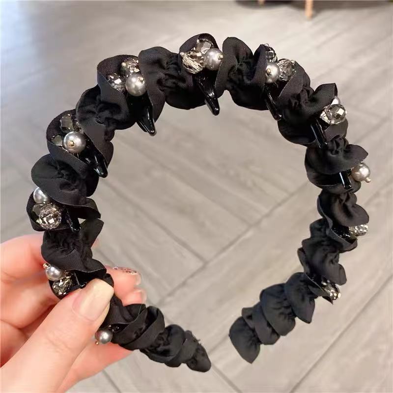 珍珠发箍高颅顶2026新款