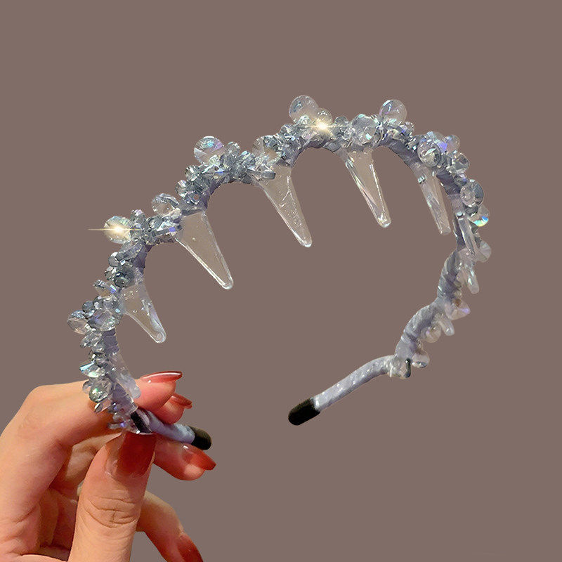 韩版轻奢水晶发箍高级感细款头箍