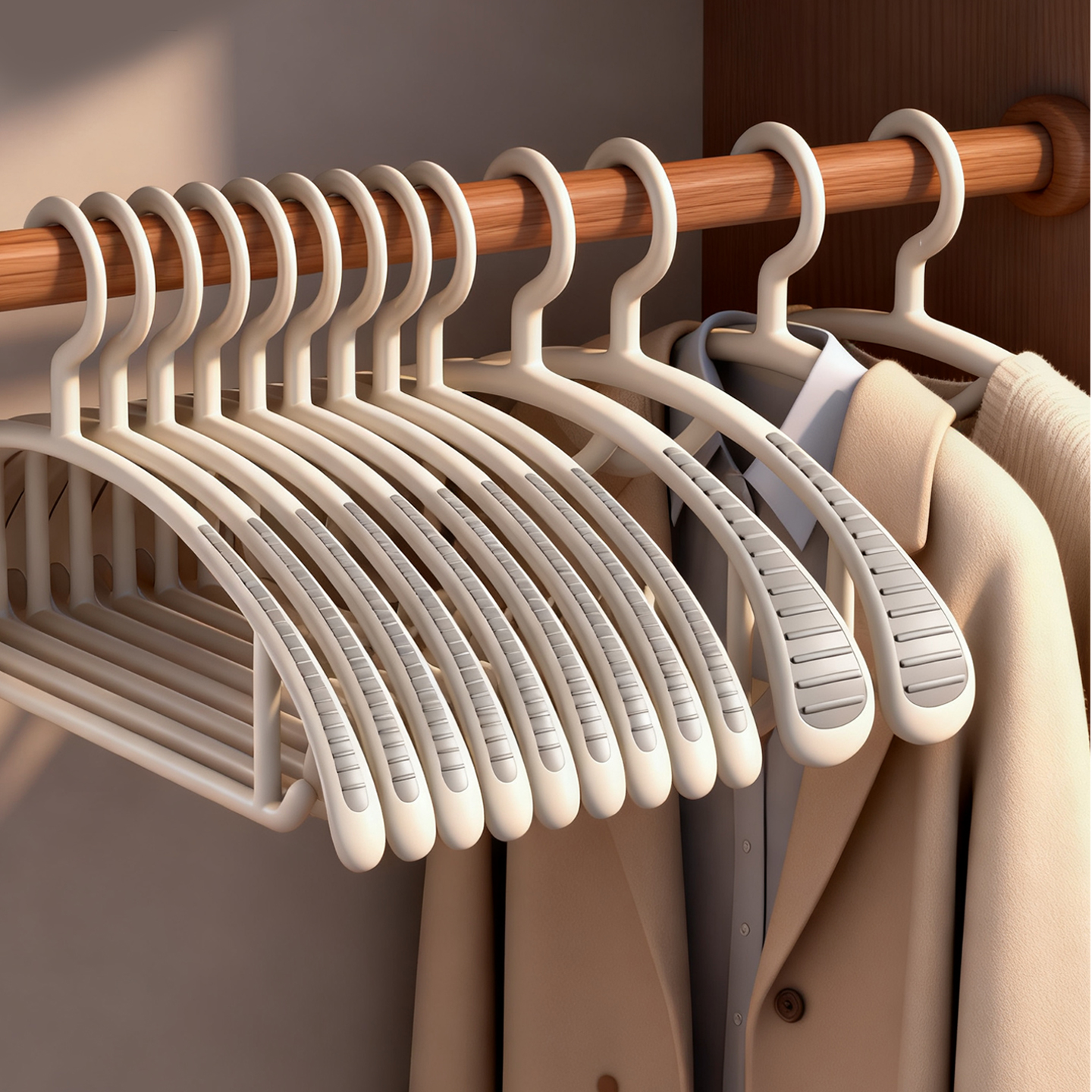 衣架家用挂衣无痕防肩角2025新款