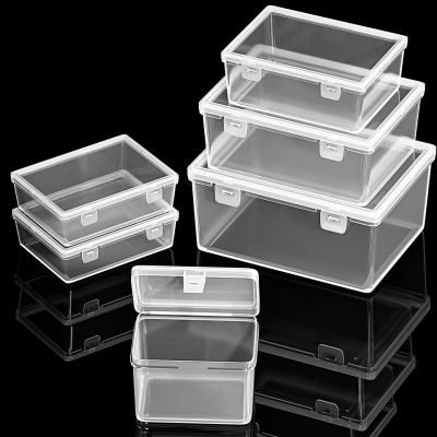 小盒子透明带盖小号收纳盒防尘盒