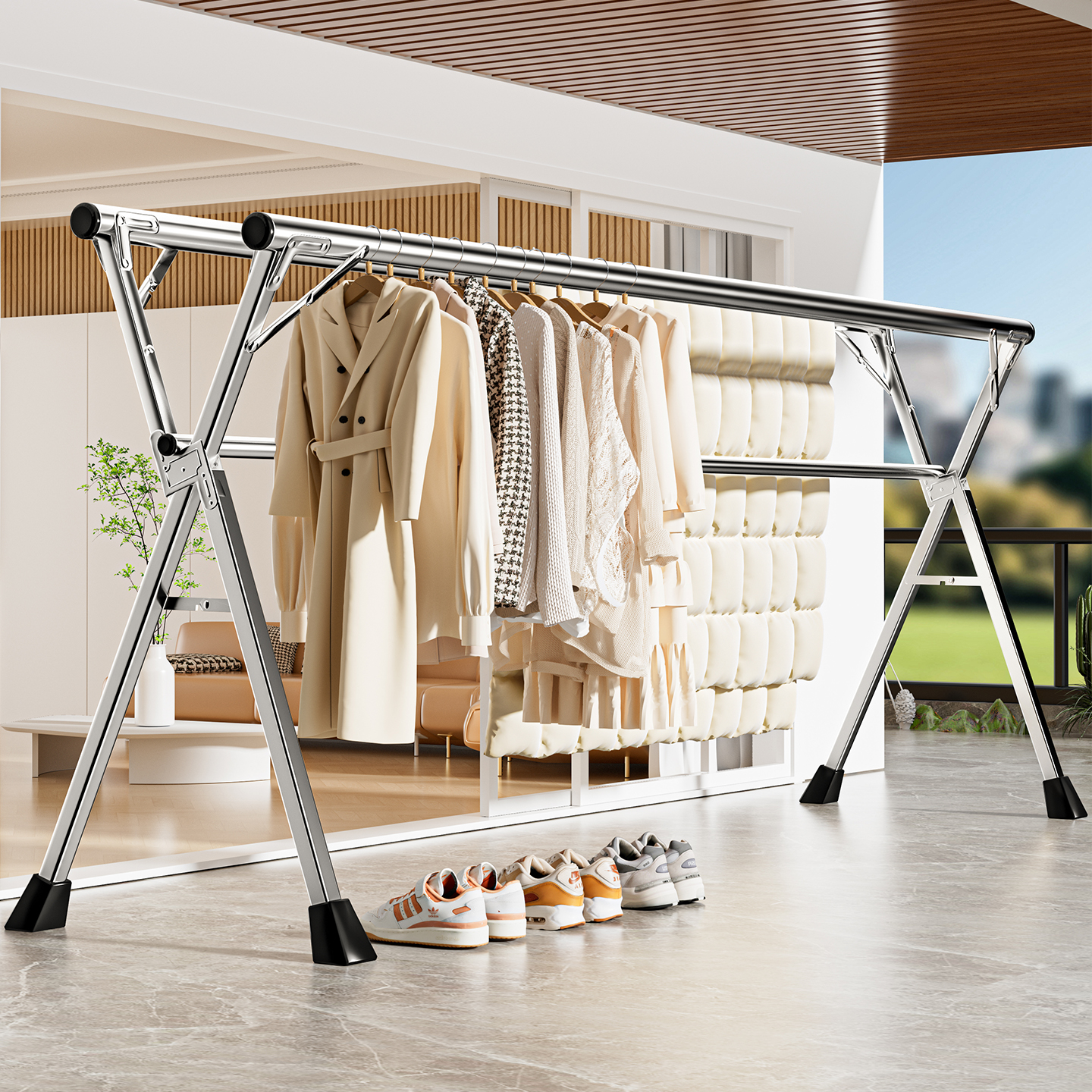 可折叠不锈钢稳固承重不摇晃