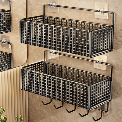 浴室置物架免打孔卫生间厕所壁挂