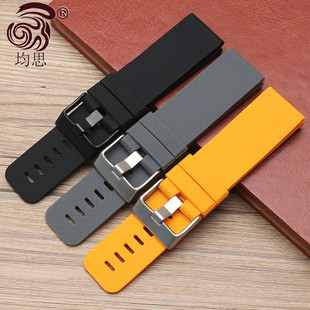 适配SUUNTO颂拓远征 元素 阿尔法蓝宝石表带 运动橡胶硅胶手表带24mm
