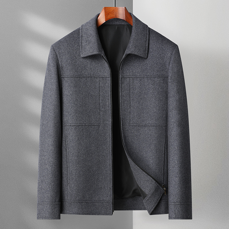 常规短款羊毛呢春秋季夹克