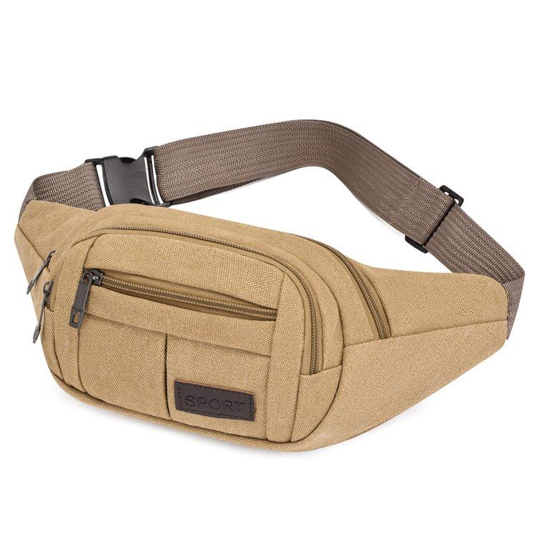 新款跑步腰包男士复古帆布大容量市场生意收钱包工地干活手机包,箱包皮具/热销女包/男包,男士包袋,淘宝优惠券,粉丝福利购,淘宝优惠卷
