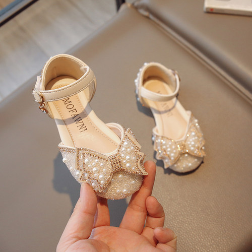 女童凉鞋2025新款夏季中大童软底宝宝公主鞋儿童水晶鞋女童鞋夏款