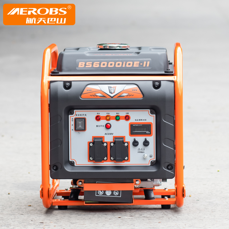 航天巴山5千瓦220V变频汽油发电机家用户外商用低噪原厂全铜电机