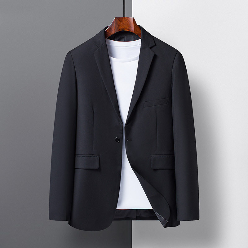 男士韩版修身西服三件套礼服
