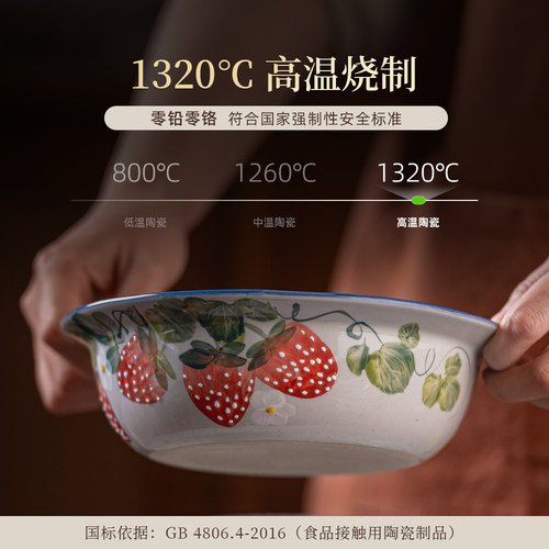 汤碗日式餐具陶瓷面碗泡面碗个人专用大碗新款高级7.2寸麦穗面碗