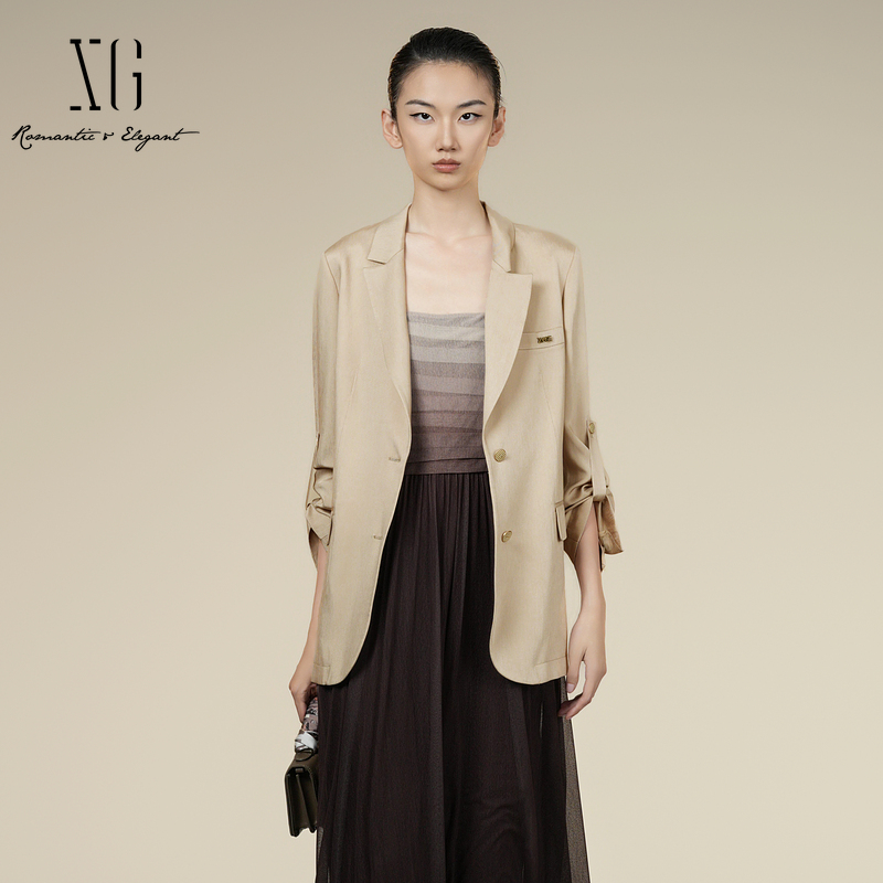 XG/雪歌高级感简约西装外套