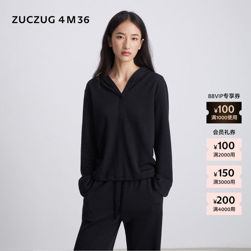 ZUCZUG4M36莱赛尔连帽套头卫衣