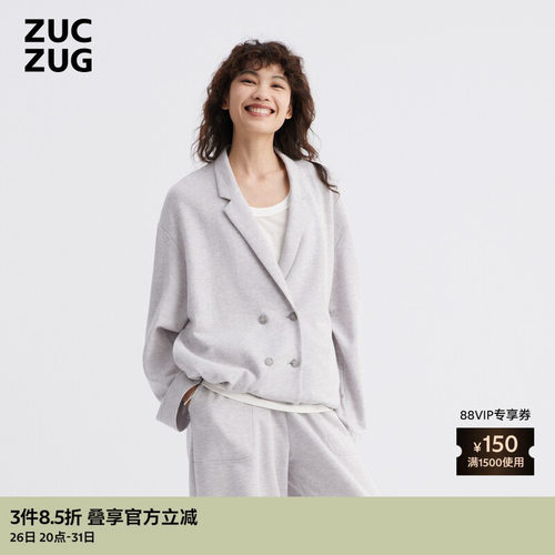 ZUCZUG素然薄拉架针织布外套