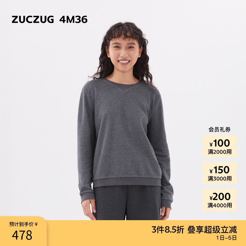 ZUCZUG4M36毛巾针织布圆领卫衣