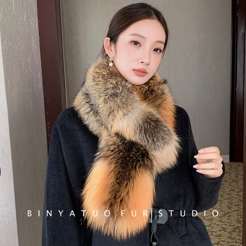 天然红狐色十分大气的美