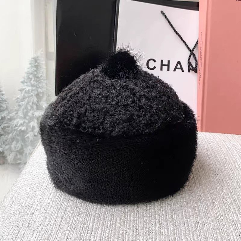 整貂皮配羊毛贝雷帽 冬季保暖新疆内蒙真皮水貂皮礼帽皮草帽子女,服饰配件/皮带/帽子/围巾,帽子,淘宝优惠券,粉丝福利购,淘宝优惠卷