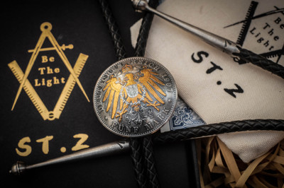 银饰折子吊坠阿美咔叽BOLO