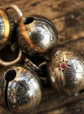 古董银币改造小号幸运铃铛 手St.Z Studio 改版 工RCBS01-04