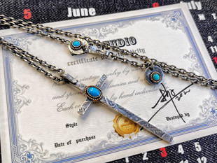 STZ原创新款美国摩根银币手工改造十字架吊坠镶石NLCR05-09