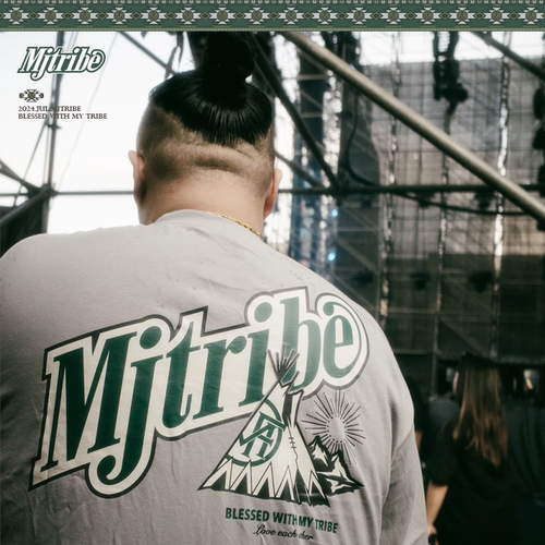 顽童MJFRESH Tribe图腾口袋撞色印花圆领休闲短袖T恤男女同款