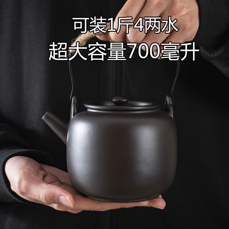 紫砂茶壶北方大容量家用提梁茶具