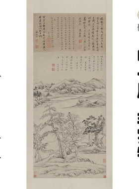 M313 明董其昌高逸图高清电子素材百度网盘发货非实物