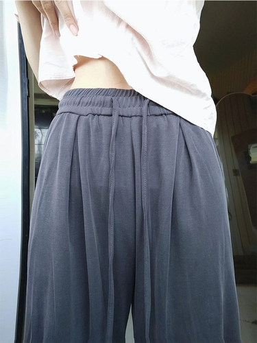 巨舒服！巨垂顺！灰色休闲裤~