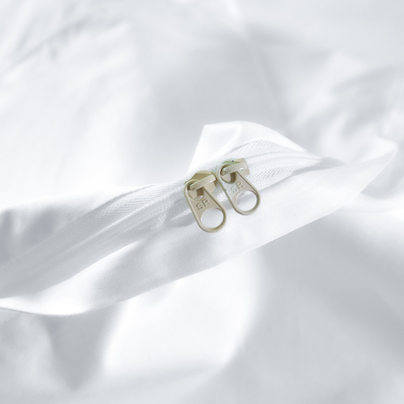 80 SATIN WHITE BEDS FIVE-STAR HOTEL FOUR-PIECE COTTON COTTON QUILT COVERS BED SHEETS THREE-PIECE HATS