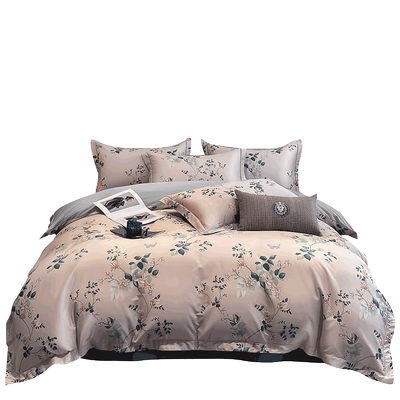 康莎旗舰店全棉贡缎单被套