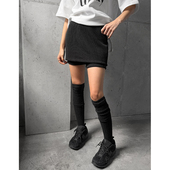 通勤纯色松紧腰休闲半身短裙裤 韩国正品 新款 时尚 女装 LAG2026春季