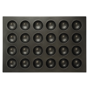 三能模具SN9102 24连浅半圆模(不沾) 多连模具 烘焙烤盘 蛋糕模