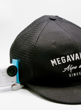 影石Insta go Ultra配件鸭舌帽侧支架侧帽夹第一人称视角配件