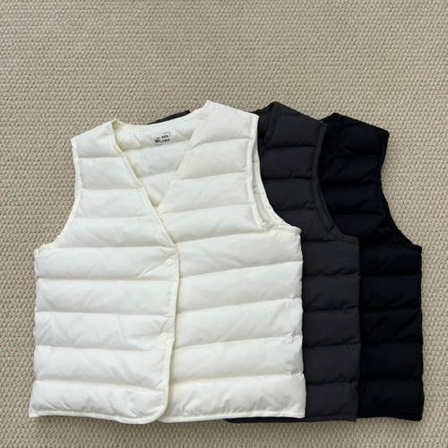 内搭神器高品质90白鹅绒女羽绒马甲YM9901