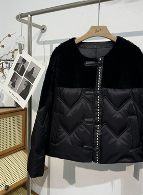 诺诺冬上新复古百搭设计感保暖羽绒服外套HS-88188