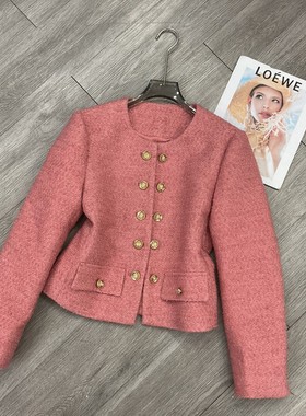 诺家饱和柔雾粉调衬得肤色愈显通羊毛外套（含70羊毛）YS15-G269